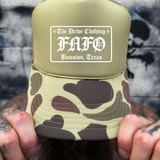 TDC FAFO FOAM CURVED BILL SAND CAMO HAT