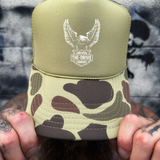 EAGLE CURVED BILL SAND CAMO HAT