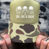 IDC FOAM CURVED BILL SAND CAMO HAT