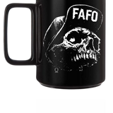FAFO PUNK BLACK COFFEE MUG