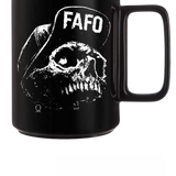 FAFO PUNK BLACK COFFEE MUG