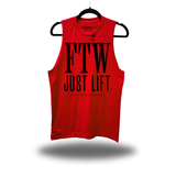 FTW ROAD RASH RED TANK TOP