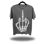 MIDDLE FINGER FADED BLACK OVERSIZED TEE