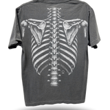 SKELETON FADED BLACK OVERSIZED TEE