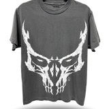 DREAD SKULL FADED BLACK OVERSIZED TEE