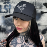 RAISE HELL KID CURVED BILL BLACK HAT