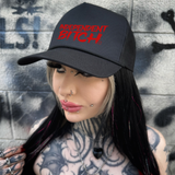 INDEPENDENT BITCH CURVED BILL BLACK HAT