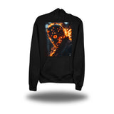 JASON BURNING BLACK HOODIE