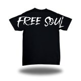 FREE SOUL BLACK OVERSIZED BILLBOARD TEE