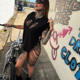 ROAD RASH HEART BEACH VIBES BLACK TEE