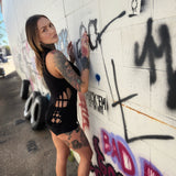 ROAD RASH DIAMOND CUT BLACK TANK TOP