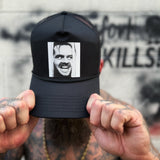 SHINING CURVBED BILL BLACK HAT