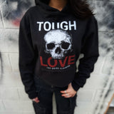 TOUGH LOVE CROP HOODIE