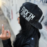 LET 'EM HATE BLACK CAMO SIDE STYLE BLACK HAT