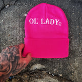 PINK OL' LADY BEANIE