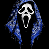 GHOSTFACE BLUE DECAL