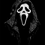 GHOSTFACE BLACK DECAL