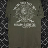 CHALLENGE ACCEPTED CLASSIC TEE*GREEN*