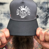 BITE BULLET BLACK & GREY BASEBALL HAT