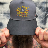 NEVER DIE BLACK & GREY BASEBALL HAT