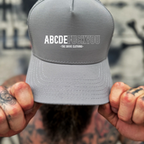 ABCDEF*CKYOU RETRO GREY HAT