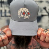 STAR SKULL GRAY PERFORMANCE HAT