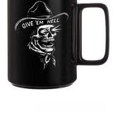 GIVE'EM HELL BLACK COFFEE MUG