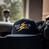 BAD LUCK SUCKS BLACK HAT
