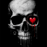 HEART EYE DECAL