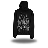 TDC FLAMES OVERSIZED PRINT HOODIE