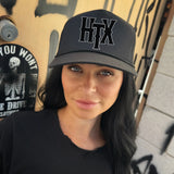 HTX CURVED BILL BLACK HAT
