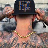 HTX ORANGE & BLUE FLAT BILL HAT