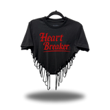 HEART BREAKER ROAD RASH HEART CROP TOP