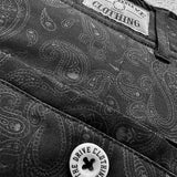 HYBRID FLEX BLACK W/WHITE TDC PAISLEY SHORTS