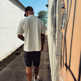 HYBRID FLEX BLACK W/WHITE TDC PAISLEY SHORTS