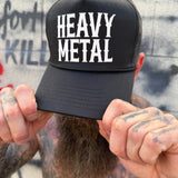 HEAVY METAL CURVED BILL BLACK HAT