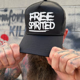 FREE SPIRITED CURVED BILL BLACK HAT