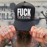 FUCK EVERYONE 2.0 CURVED BILL BLACK HAT