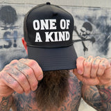 ONE OF A KIND CURVED BILL BLACK HAT
