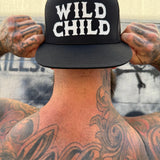 WILD CHILD BLACK FLAT BILL HAT