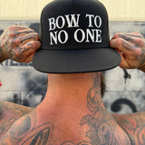 BOW TO NO ONE FLAT BILL HAT