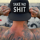 TAKE NO SHIT FLAT BILL HAT