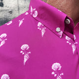 ESSENTIAL ROSE BUTTON UP