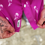 ESSENTIAL ROSE BUTTON UP