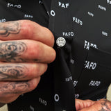 ESSENTIAL FAFO BLACK BUTTON UP