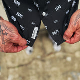 ESSENTIAL FAFO BLACK BUTTON UP