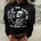LOVE ME CROP HOODIE