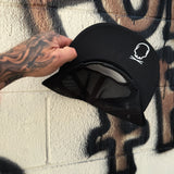 OLD SOUL REBEL BLACK FLAT BILL HAT