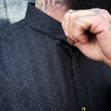 ESSENTIAL BLACK MAMBA BUTTON UP