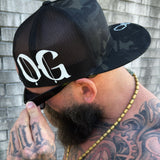 OG BLACK CAMO SIDE STYLE BLACK HAT